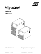 ESAB Mig 5000i WeldCloud™ User manual