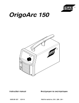 ESAB Origo™Arc 150 User manual