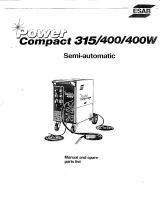 ESAB POWER COMPACT 315/400 User manual