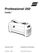 ESAB Professional 250 Caddy User manual