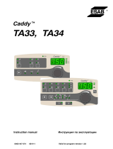 ESAB TA33, TA34 Caddy® User manual