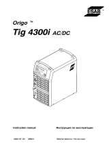 ESAB Tig 4300i AC/DC User manual