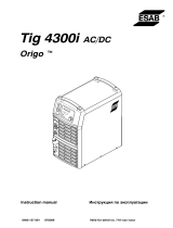 ESAB Tig 4300i AC/DC User manual