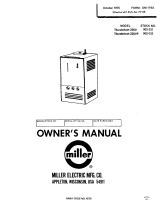 Miller THUNDERBOLT 225VP Owner's manual