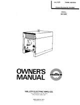 Miller SCP-200C Owner's manual