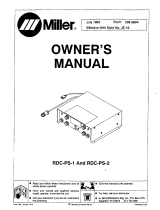 Miller RDC PS-1 Owner's manual