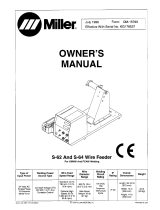 Miller S-62 WIRE FEEDER Owner's manual