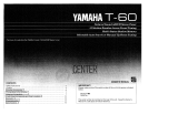 Yamaha T-60 Owner's manual