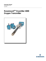 Rosemount Oxymitter 4000 O2 Transmitter-Rev 4.3 Owner's manual
