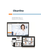 ClearOne Spontania Entities User manual