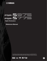 Yamaha PSR-S775 User manual