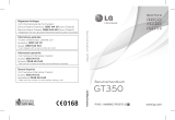 LG GT350.AWINPK User manual
