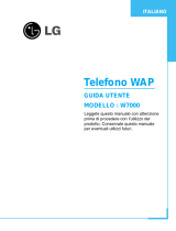 LG W7000 User manual