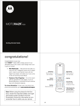 Motorola VE20 Alltel Quick start guide