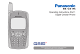 Panasonic Cell Phone EB-G51M User manual