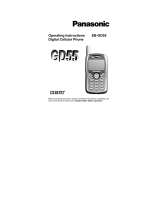 Panasonic Cell Phone EB-GD55 User manual