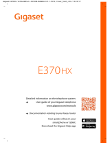 Gigaset E370HX User manual