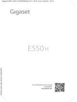 Gigaset E550H Owner's manual