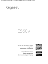 Gigaset E560 User manual