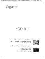 Gigaset E560HX User manual