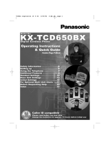 Panasonic Cordless Telephone KX-TCD650BX User manual