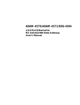 Advantech Switch ADAM-4571 User manual