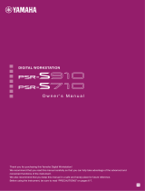 Yamaha PSR-S710 Owner's manual