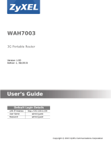 ZyXEL WAH7003 User manual