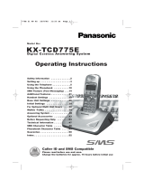 Panasonic KXTCD775 Operating instructions