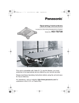 Panasonic KXTS730S Operating instructions