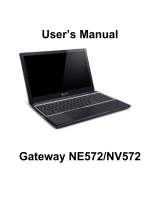 Gateway NE572 User manual