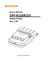 BIXOLON SPP-R210 User manual