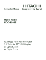 Hitachi HDC-1086E User manual