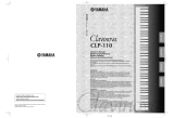 Yamaha CLP 110 Owner's manual