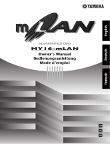 Yamaha mLAN Driver Owner's manual