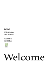 BenQ V2400 Eco User manual