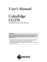 Eizo Computer Monitor CG276 User manual