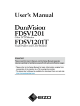 Eizo FDSV1201T User manual