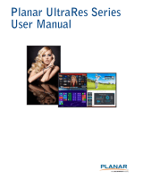 Planar UR7551 User manual