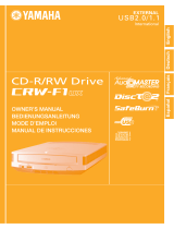 Yamaha CRW-F1UX User manual