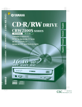 Yamaha CRW-2100S Owner's manual