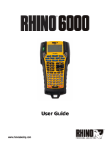 Dymo Printer Rhino 6000 User manual