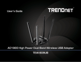 Trendnet XU8TEW809UB User manual