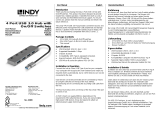 Lindy 4 Port USB 3.0 Hub User manual