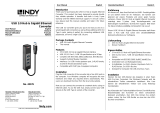 Lindy USB 3.0 Hub & Ethernet Converter User manual