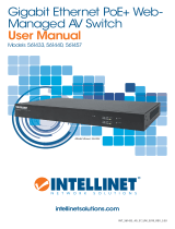 Intellinet 8-Port Gigabit Ethernet PoE  Web-Managed AV Switch with 2 SFP Uplinks User manual