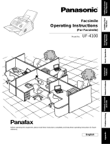 Panasonic UF4100 Operating instructions