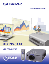 Sharp XG-NV51XE User manual