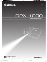 Yamaha DPX-1000 User manual