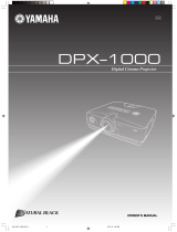 Yamaha DPX-1000 Owner's manual